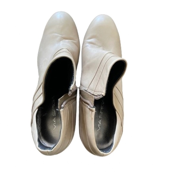 Via Spiga Tan Heels Womens Size 7.5 - Picture 1 of 5